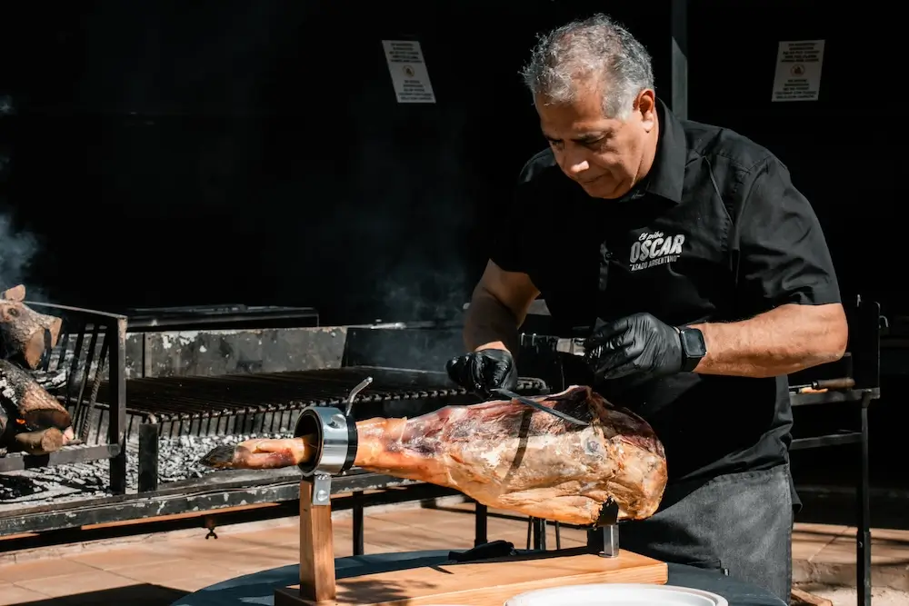 Cortador profesional de jamón